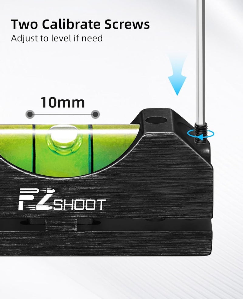 EZshoot Scope Leveling Kit with High-precision Bubble Leveling System, Magnetic Universal Leveling Tool, Compact Storage Case for Equipment and Maintenance - Image 3
